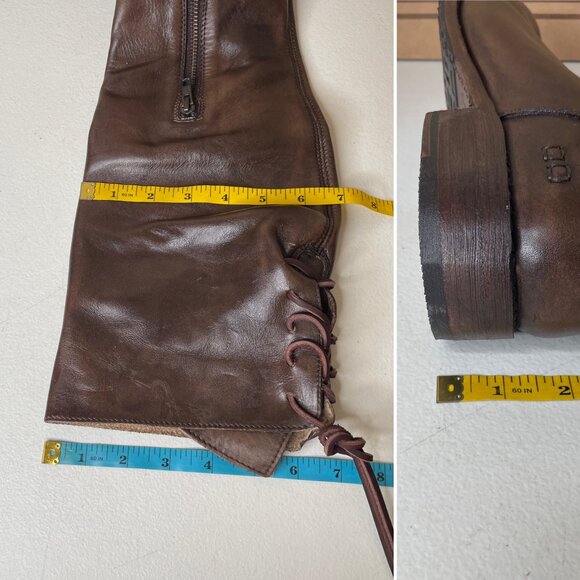 BED STU Manchester Distressed Leather Riding Boots BEDSTU Size 8 - Picture 15 of 16